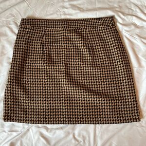 Nine West Houndstooth Mini Skirt